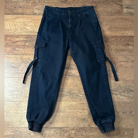 VIP Pants - VIP Denim Cargo Jogger Pants